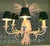1970s Italian White Painted Tole Pineapple Chandelier For Sale In New York - Image 6 of 10