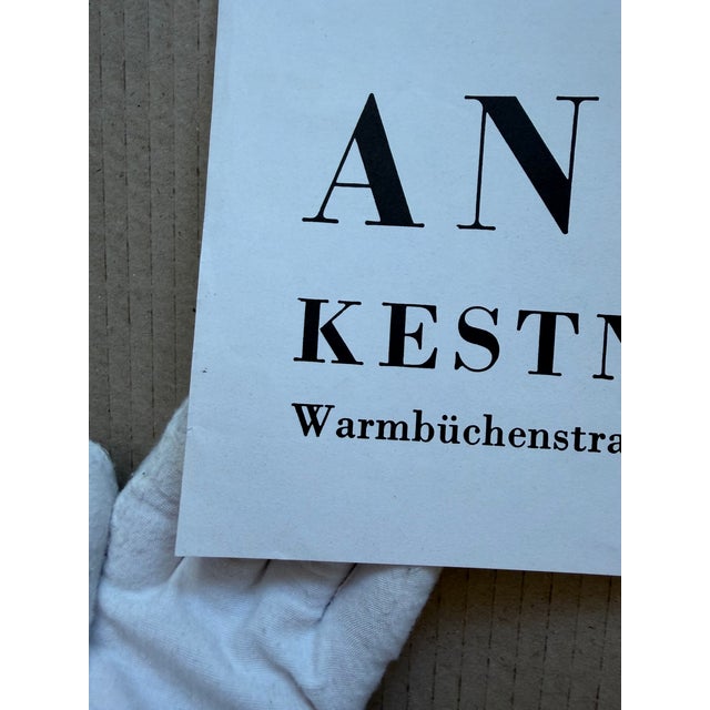 Surrealism André Thomkins (1930–1985), Kestner-Gesellschaft Hannover, 1974, Vintage Exhibition Poster, Printed in Germany For Sale - Image 3 of 11