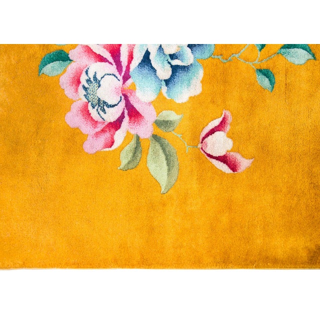 Textile Chinese Art Deco Rug For Sale - Image 7 of 13