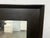 Wood Brownstone Furniture Dark Finish Wall Mirror For Sale - Image 7 of 12