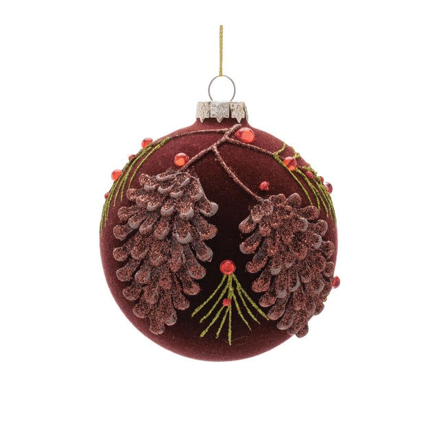 2020s Glass Ornament Set of 6 For Sale - Image 5 of 7