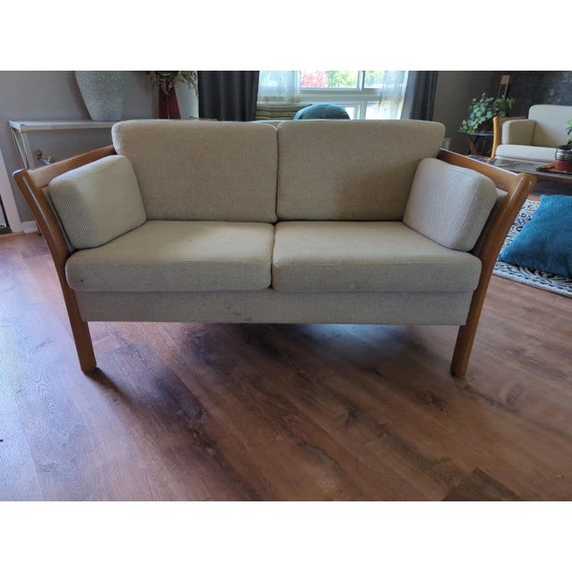 Danish Modern Stouby Loveseat Sofa Denmark For Sale - Image 11 of 11