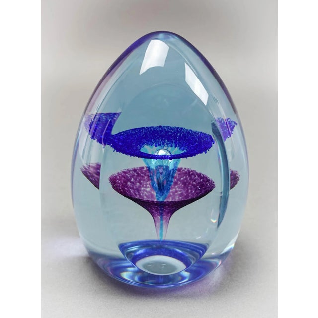 Glass Caithness Scotland True Colours Signed Glass Paperweight Limited Edition 525/650 For Sale - Image 7 of 7