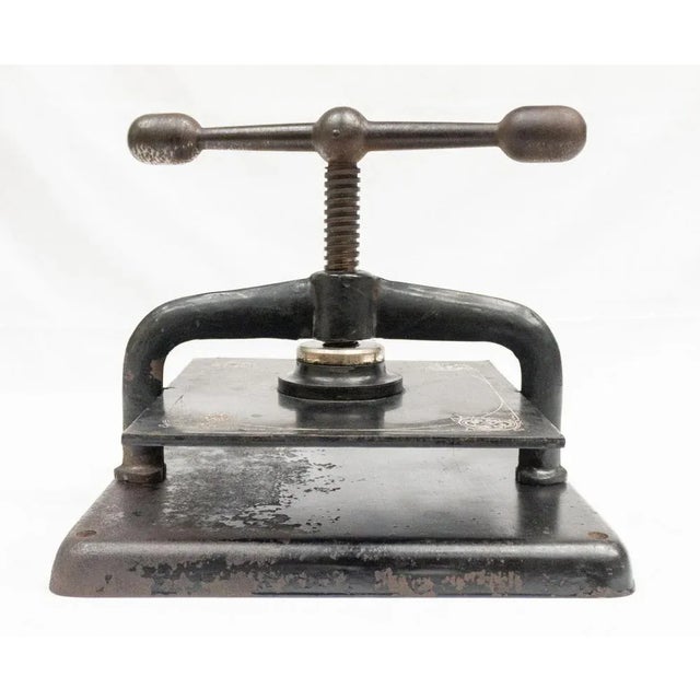 Late 19th Century Bookbinding Press, France, 1890s For Sale - Image 11 of 11