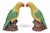 Chinese Pair Large Chinese Yellow Green Parrots For Sale - Image 3 of 7