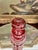 Antique Baccarat Cranberry Cut Crystal Perfume Bottle For Sale In Kansas City - Image 6 of 6
