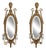 Pair Friedman Brothers Gold Gilt Candelabra Sconces For Sale
