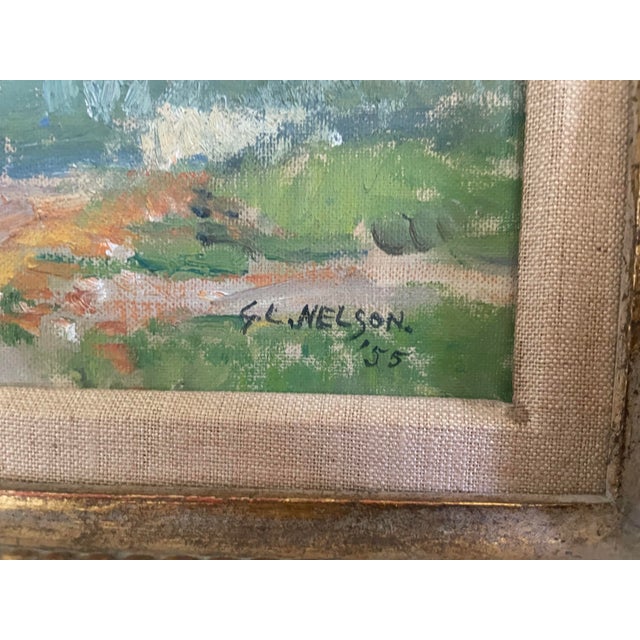 "Autumn Woodland", George Laurence Nelson Original Oil Painting, 1955 For Sale - Image 4 of 10