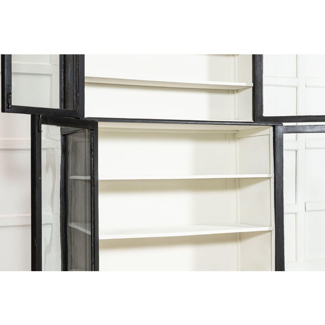 English Painted and Glazed Shop Display Cabinet, 1900s For Sale - Image 6 of 15