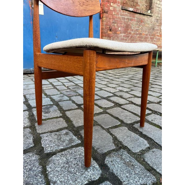 Upholstered Chairs in Beige Teak from Casala, Set of 6 For Sale - Image 10 of 11