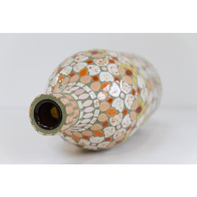 Swedish Folk Art Mosaic Vase, 1970s For Sale - Image 6 of 16