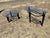 Vintage Space Age Design Chrome and Glass Atomic Coffee & Demilune Console Table For Sale In Sacramento - Image 6 of 18
