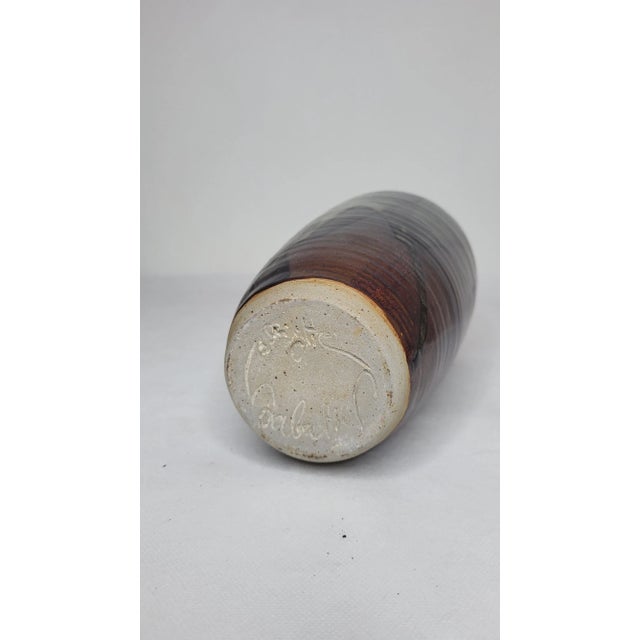 Ceramic Stoneware Vase by Brigitte Sabatier, 1990s For Sale - Image 7 of 8