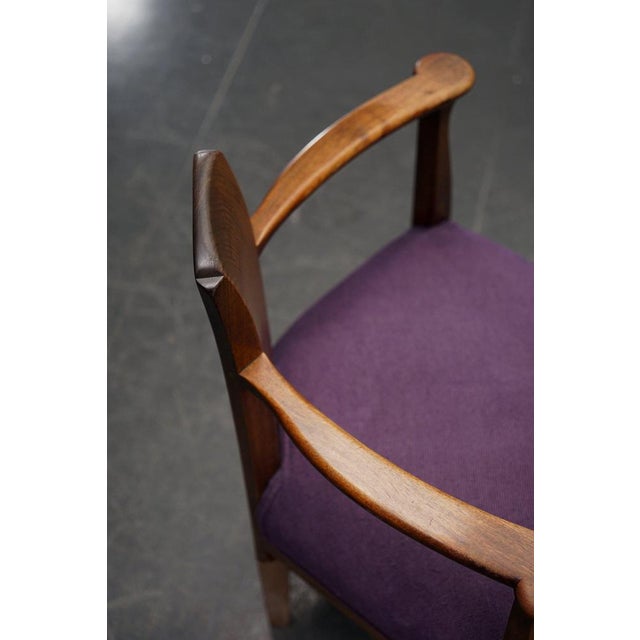 Wood Antique Corner Chair by Van den Bosch For Sale - Image 7 of 15