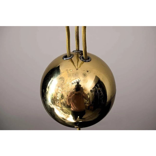 Mid-Century Modern Austrian Adjustable Pendant Lamp by J. T. Kalmar, 1950 For Sale - Image 3 of 7