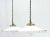 Mid-Century Modern Mid-Century French Opaline Glass Pendant Lamps, 1950s, Set of 2 For Sale - Image 3 of 8