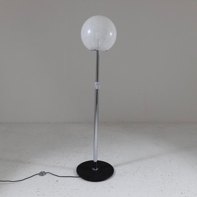 Telescopic Floor Lamp, Venini, 1970s For Sale - Image 12 of 12