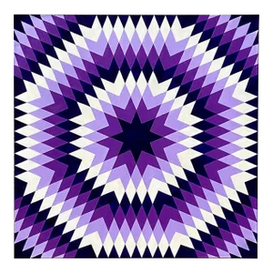 Vintage Op Art Geometric Signed Original Oil Painting 1969