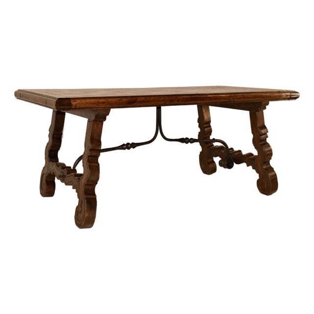 Oak and Walnut Spanish Parquet Top Table, Circa 1900 For Sale