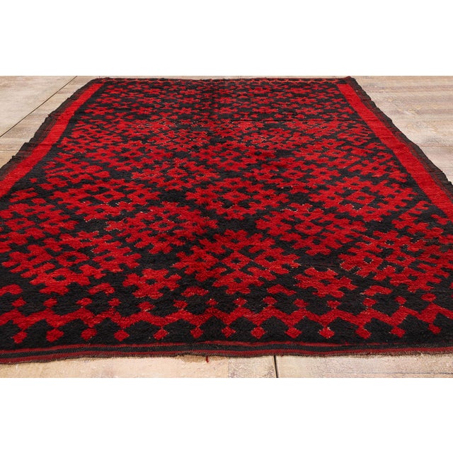 Vintage Talsint Moroccan Rug, 06'01 X 10'01 For Sale - Image 9 of 10