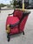 1930s Lovely Louis XVI Gold & Red Satin Walnut Victorian Sofa Settee For Sale In West Palm - Image 6 of 12