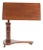 Mid 20th Century Victorian Tilt Top English Oak Reading Table on Casters For Sale