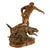 Metal Monumental French Figurative Bronze Statue 'Au Loup' Shepherd Dog Sheep Hunting by Louis-Auguste Hiolin, 1874 For Sale - Image 7 of 18