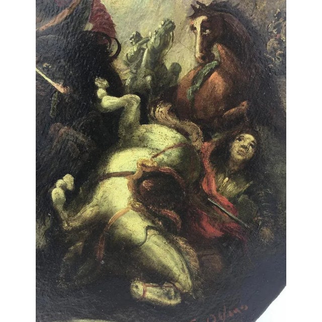 After Salvator Rosa, Cavalry Battle, 2006, Oil on Canvas For Sale - Image 4 of 7