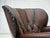Vintage Danish Lounge Chair in Brown Furniture Leather and Velour, 1930s For Sale - Image 6 of 18