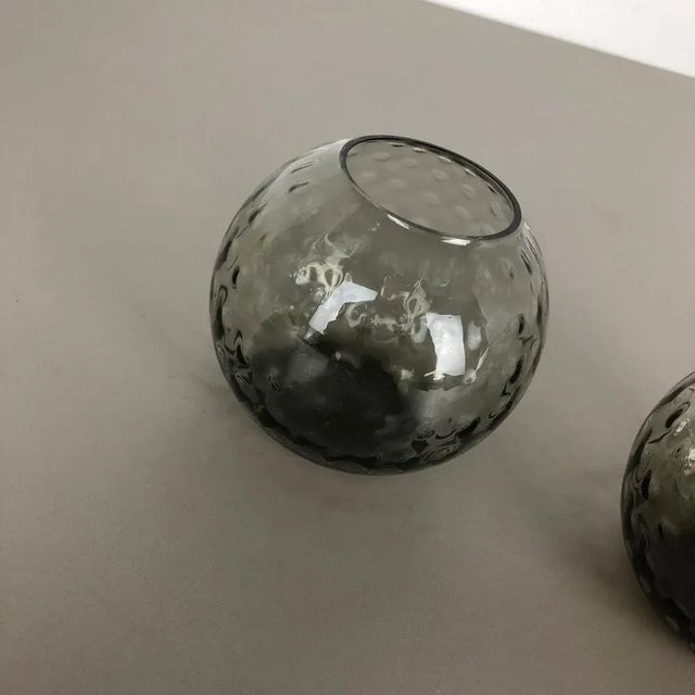 Ball Vases Tourmaline by Wilhelm Wagenfeld for WMF, Germany, 1960s, Set of 2 For Sale - Image 10 of 17