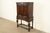 Victorian Berkey & Gay Antique English Jacobean Carved Walnut and Burl Wood Bar Cabinet, Circa 1920s For Sale - Image 3 of 16
