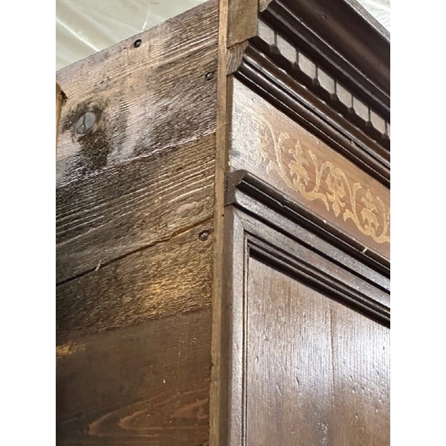 Showcase Buffet or Bookcase in Oak with Inlays For Sale - Image 16 of 18