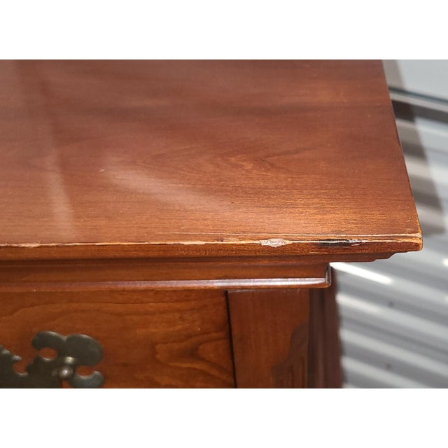 Quality Kling Furniture Queen Anne Style Solid Cherry Bedroom Chest of