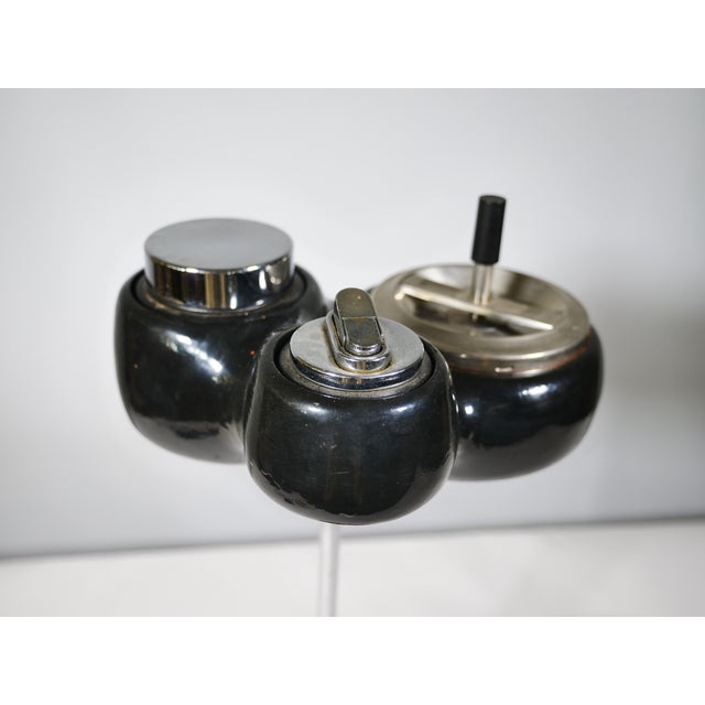 Space Age Standing Ashtray in Plastic and Metal, 1970s For Sale - Image 6 of 9