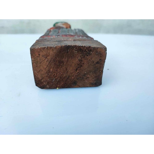 Wood Christ the Pensive Figure, 1950s-1970s For Sale - Image 7 of 9