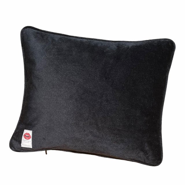 Bright Pink Cotton Sateen "Love Lies Bleeding" Pillow, Custom Original For Sale - Image 8 of 8