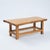 Wood Oak Coffee Table with Lower Rope Shelf, 1970s For Sale - Image 7 of 18