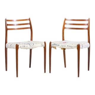 Niels Moller Model 78 Mid Century Rosewood Dining Chairs - Pair For Sale