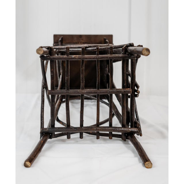 1910s Antique Adirondack Primitive Twig Table or Stool For Sale - Image 5 of 8