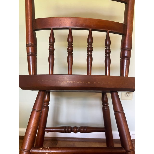Late 20th century vintage L. Hitchcock dining/side chair.