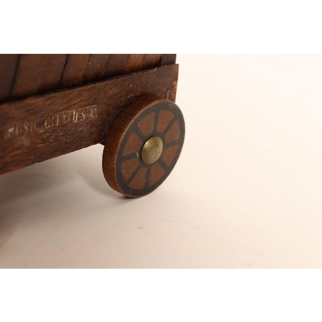 Vintage Western Set of Eight Horse Motif Coasters With Covered Wagon Carrier For Sale - Image 14 of 16