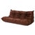 Togo Three-Seater Sofa in Cognac Leather by Michel Ducaroy for Ligne Roset, France For Sale - Image 15 of 15