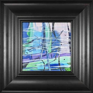 Martine Goeyens, Untitled, Acrylic Painting on Board, 2018