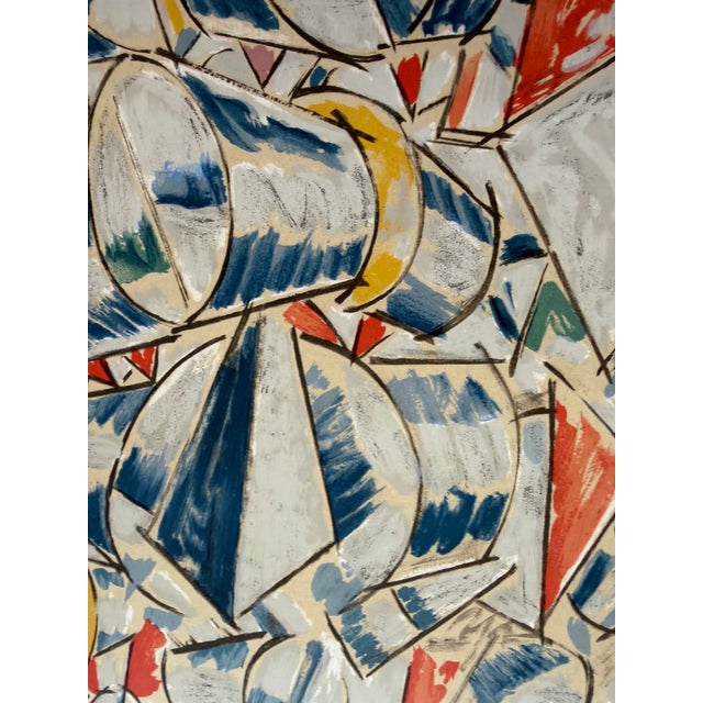 White Fernand Léger (1881–1955), Contrastes De Formes Exhibition Poster (1962) For Sale - Image 8 of 13