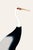 A refined crane study inspired by historical Japanese crane imagery. Set against a warm parchment ivory background...