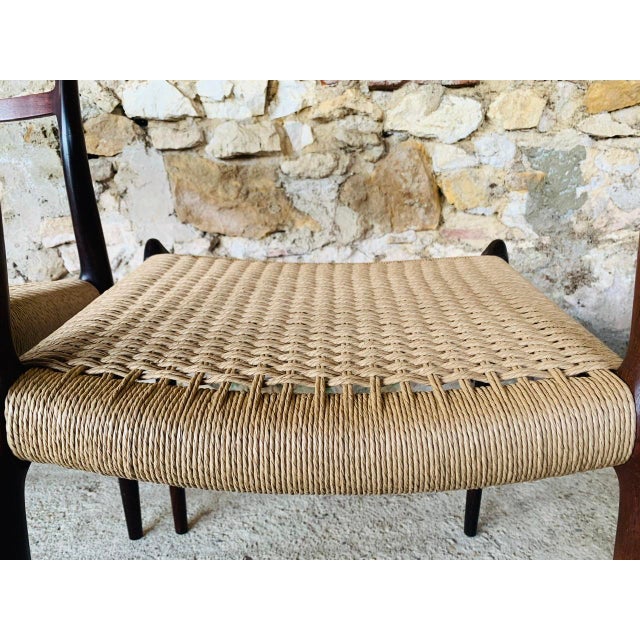 Wood First Edition Rosewood Model 78 Dining Chairs by Niels Møller, 1962-1970, Set of 6 For Sale - Image 7 of 18