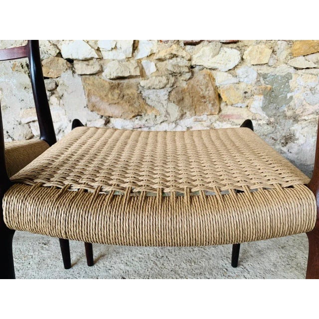 Rosewood First Edition Model 78 Dining Chairs from Niels Møller, 1960s, Set of 6 For Sale - Image 7 of 18