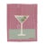 Beatrice the Martini by Willa Heart in Brimfield Black Frame, Mini Art Print For Sale