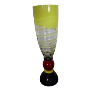 Polish Modern Art Glass Floor Vase