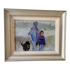 American Expressionist Oil Painting by Artist Helen St. Clair, 14” X 17”